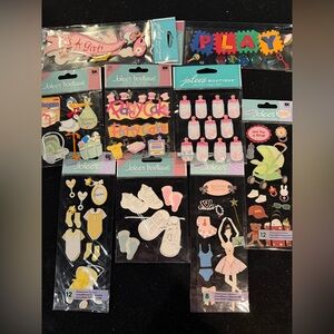 9 packs of baby girl Jolees boutique